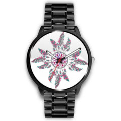 Mens 40Mm / Metal Link Dream Dreamcatcher Girly Les Montres Fantaisies Montre Watch Custom Made