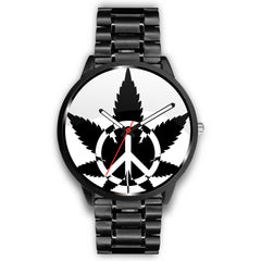 Mens 40Mm / Metal Link Les Montres Fantaisies Marijuana Montre Aiguille Fantaisie Montre Bague Fantaisie Montre Calypso Fantaisie Femme