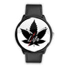 Image of Mens 40Mm / Black 4.20 4.20 Life Cannabis Les Montres Fantaisies Montre Watch Custom Made