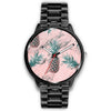 Image of Mens 40Mm / Metal Link Ananas Les Montres Fantaisies Marble Marble Watches Marbre Watch Custom Made