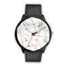 Image of Mens 40Mm / Black Les Montres Fantaisies Marble Marbre Minimalist Minimalist Marble Watch Custom Made