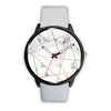 Image of Mens 40Mm / White Les Montres Fantaisies Marble Marbre Minimalist Minimalist Marble Watch Custom Made