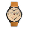 Image of Mens 40Mm / Brown Fashion Jaime Ma Famille La Famille Les Montres Fantaisies Love Watch Custom Made