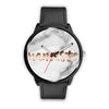 Image of Mens 40Mm / Black Les Montres Fantaisies Marble Watches Montre Namaste Marble Montre Aiguille Fantaisie Montre Bague Fantaisie Watch Custom