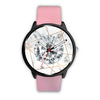 Image of Mens 40Mm / Pink Diamant Fashion Les Montres Fantaisies Marbre Montre Diamant Marble Watch Custom Made