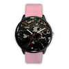 Image of Mens 40Mm / Pink Camo Camouflage Fashion Les Montres Fantaisies Marble Watch Custom Made