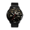 Image of Mens 40Mm / Metal Mesh Camo Camouflage Fashion Les Montres Fantaisies Marble Watch Custom Made