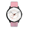 Image of Mens 40Mm / Pink Enjoy Every Moment Girly Les Montres Fantaisies Montre Enjoy Every Moment Montre Aiguille Fantaisie Watch Custom Made