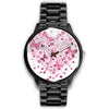 Image of Mens 40Mm / Metal Link Fashion Girly Les Montres Fantaisies Montre Coeur En Papillon Montre Aiguille Fantaisie Watch Custom Made