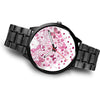 Image of Fashion Girly Les Montres Fantaisies Montre Coeur En Papillon Montre Aiguille Fantaisie Watch Custom Made