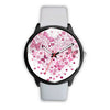 Image of Mens 40Mm / White Fashion Girly Les Montres Fantaisies Montre Coeur En Papillon Montre Aiguille Fantaisie Watch Custom Made