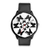 Image of Mens 40Mm / Black Fashion Girly Les Montres Fantaisies Montre Papillon Black Montre Aiguille Fantaisie Watch Custom Made