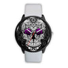 Image of Mens 40Mm / White Girly Les Montres Fantaisies Montre Rose Skulls Black Montre Aiguille Fantaisie Montre Bague Fantaisie Watch Custom Made