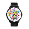 Image of Mens 40Mm / Metal Mesh Jaime La Musique Les Montres Fantaisies Montre Music Lovers Montre Aiguille Fantaisie Montre Bague Fantaisie Watch