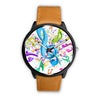 Image of Mens 40Mm / Brown Amour De La Musique Les Montres Fantaisies Montre Amour De La Musique Montre Aiguille Fantaisie Montre Bague Fantaisie