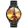 Image of Mens 40Mm / Metal Link Eiffel Tower Watches Fashion Les Montres Fantaisies Montre Tour Eiffel Montre Aiguille Fantaisie Watch Custom Made