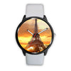 Image of Mens 40Mm / White Eiffel Tower Watches Fashion Les Montres Fantaisies Montre Tour Eiffel Montre Aiguille Fantaisie Watch Custom Made