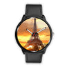 Image of Mens 40Mm / Black Eiffel Tower Watches Fashion Les Montres Fantaisies Montre Tour Eiffel Montre Aiguille Fantaisie Watch Custom Made