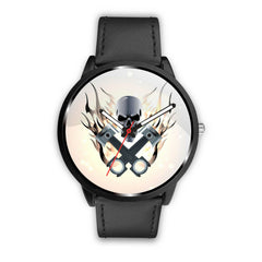 Mens 40Mm / Black Fashion Les Montres Fantaisies Montre Skulls Moteur Montre 2018 Montre Aiguille Fantaisie Watch Custom Made