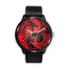 Image of Mens 40Mm / Metal Mesh Dragon Fashion Les Montres Fantaisies Montre Dragon Rouge Montre Aiguille Fantaisie Watch Custom Made