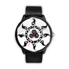 Image of Mens 40Mm / Metal Mesh Fashion Les Montres Fantaisies Montre Cool Peace Montre Aiguille Fantaisie Montre Bague Fantaisie Watch Custom Made