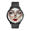 Image of Mens 40Mm / Black Fashion Femme Girly Les Montres Fantaisies Montre Visage Glamour Watch Custom Made