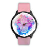 Image of Mens 40Mm / Pink Fashion Girly Hasma Hénée Les Montres Fantaisies Watch Custom Made