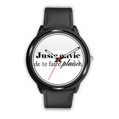 Mens 40Mm / Black Fashion Girly Juste Envie De Te Fair Plaisir Les Montres Fantaisies Montre Juste Envie De Te Faire Plaisir Watch Custom