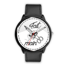 Mens 40Mm / Black Couture Couturiere Fait Main Les Montres Fantaisies Montre Aiguille Fantaisie Watch Custom Made