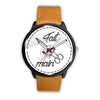 Image of Mens 40Mm / Brown Couture Couturiere Fait Main Les Montres Fantaisies Montre Aiguille Fantaisie Watch Custom Made