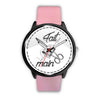 Image of Mens 40Mm / Pink Couture Couturiere Fait Main Les Montres Fantaisies Montre Aiguille Fantaisie Watch Custom Made