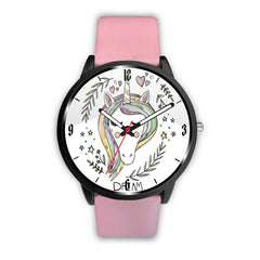 Mens 40Mm / Pink Dream Girly Les Montres Fantaisies Licorne Montre Aiguille Fantaisie Watch Custom Made