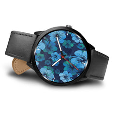 Montre Fleur Bleu