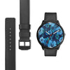 Image of Bleu Fleur Fleur Bleu Les Montres Fantaisies Montre Aiguille Fantaisie Watch Custom Made