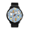 Image of Mens 40Mm / Metal Mesh Animaux Cartoon Dogs Les Montres Fantaisies Montre Aiguille Fantaisie Watch Custom Made