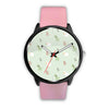 Image of Mens 40Mm / Pink Animaux Animaux De La Ferme Ferme Fermier Les Montres Fantaisies Watch Custom Made