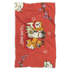 Chien Couverture Blanket Custom Made