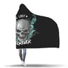 Image of Couverture À Capuche Crane Skull Hooded Blanket Custom Made