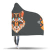 Image of Couverture À Capuche Loup Wolf Hooded Blanket Custom Made