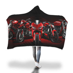 Ducati Ducati Lovers Moto Hooded Blanket Custom Made