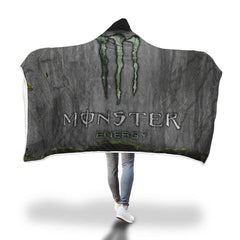 Monster Monster Energy Hooded Blanket Custom Made