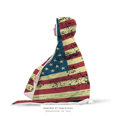 Couverture à Capuche - Drapeau Americain