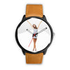 Image of Mens 40Mm / Brown Cool Life Fashion Femme Girly Les Montres Fantaisies Watch Custom Made