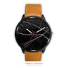 Image of Mens 40Mm / Brown Les Montres Fantaisies Marble Marbre Minimalist Black Watches Minimalist Watches Watch Custom Made